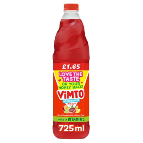 Vimto Blood Orange with a Citrus Twist Squash 725ml