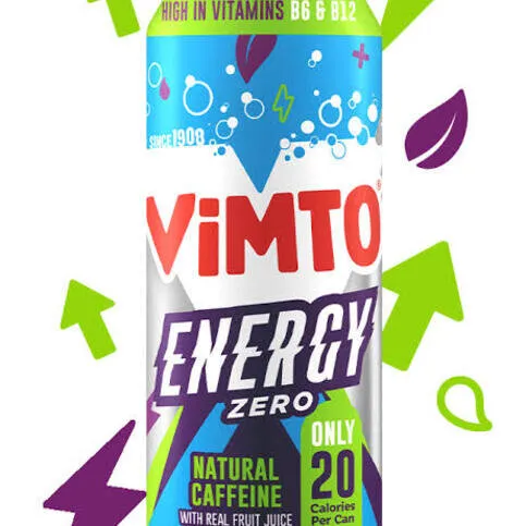 VIMTO energy zero with real fruit juice 500ml