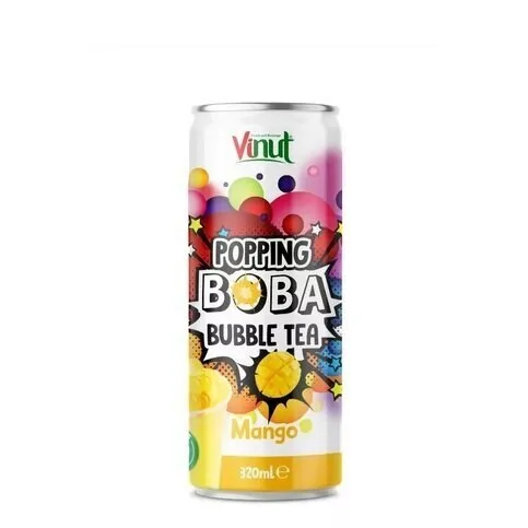 Vinut Popping Boba Bubble Tea Mango 320ml
