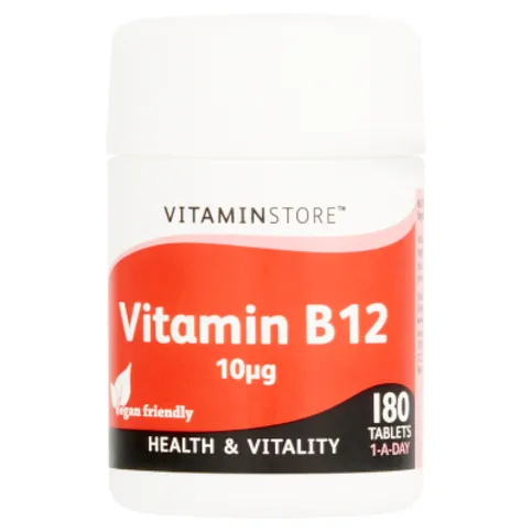 Vitamin Store Vitamin B12 10µg 180 Tablets
