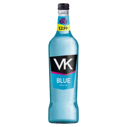 VK BLUE VODKA MIX 3.4% PM£2.99 70CL