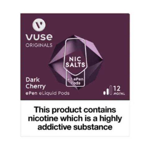  Vuse ePen eLiquid Pods x2 Dark Cherry 12mg