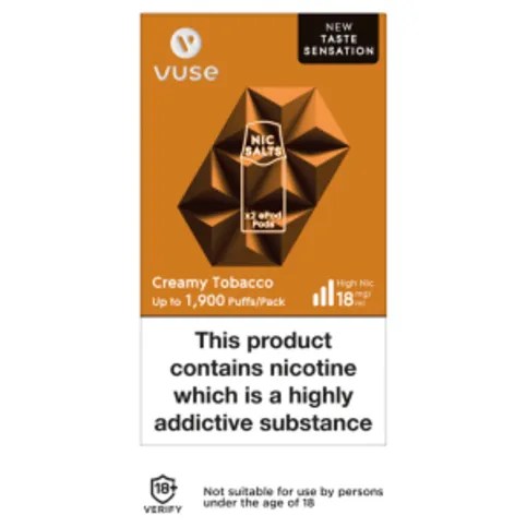 Vuse x2 ePod Creamy Tobacco 18mg/ml