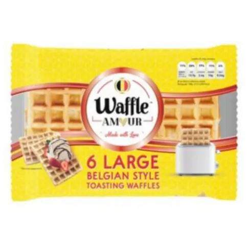Waffle Amour 6 Toasting Waffles