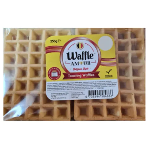 Waffle Amour Toasting Waffles 250g