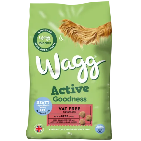 WAGG BEEF & VEGETABLES DRY FOOD 12KG