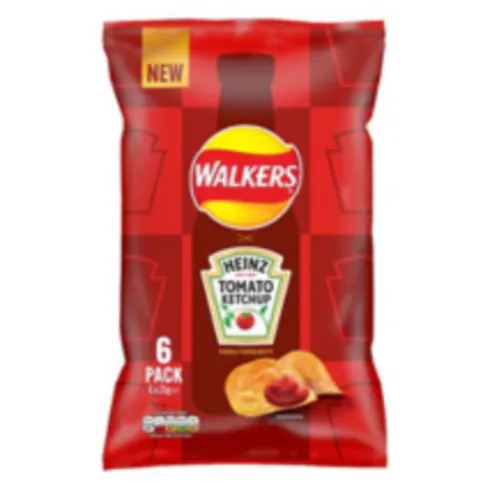 WALKERS HEINZ TOMATO KETCHUP 6PK