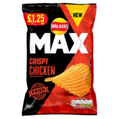Walkers Max Crispy Chicken Sharing Crisps 70g