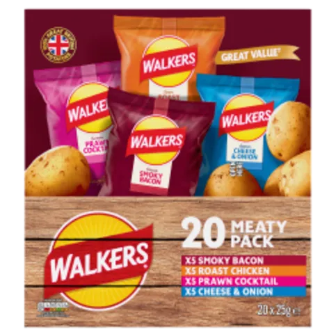 WALKERS MEATY 20PK BOX (20X25G)