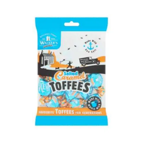 Walker's Nonsuch Salted Caramel Toffees 150g
