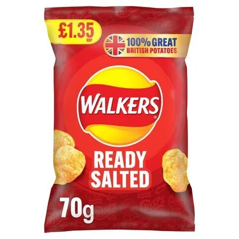 Walkers Ready Salted 70g