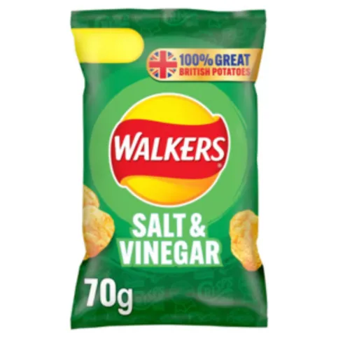 Walkers Salt & Vinegar Crisps 70g