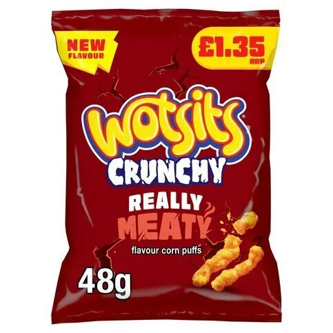 Walkers Wotsits Crunchy Really Meaty 