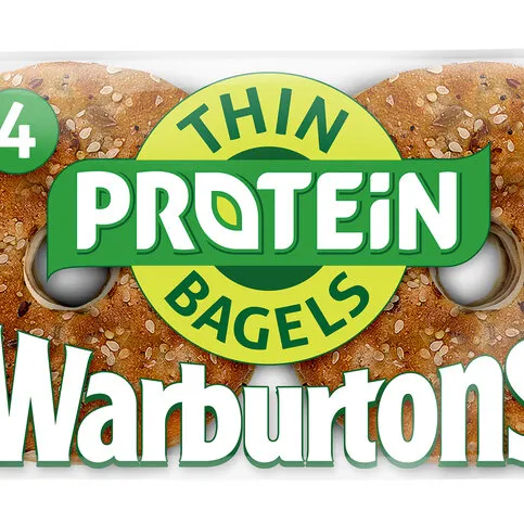 BREAD: WARBURTONS 4 PROTEIN THIN BAGELS