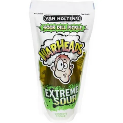 Van Holtens Warheads Sour Dill Pickle In A Pouch