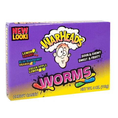 Warheads Worms Cinema Box