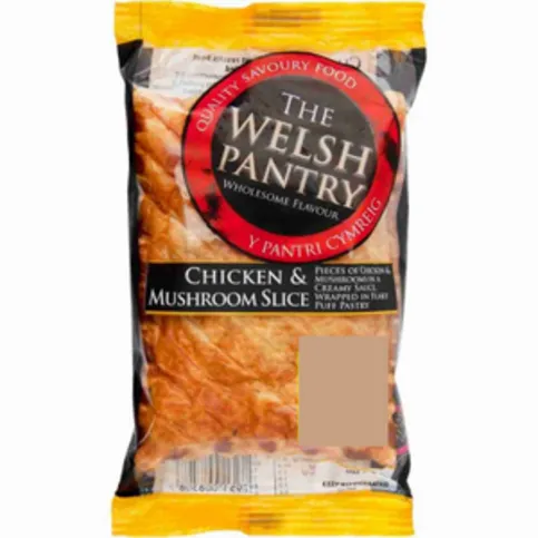 Welsh Pantry Chicken And Mushroom Slice 120g