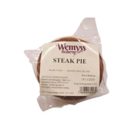 Wemyss Bakery Steak Pie