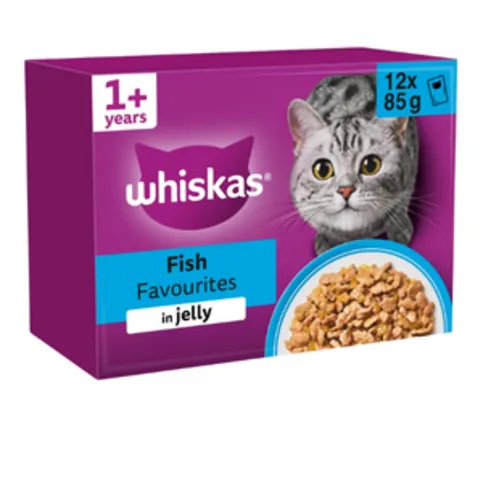 Whiskas Fish in Jelly 12x85g