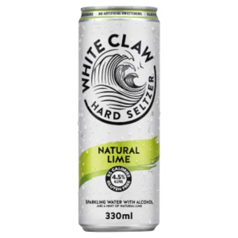 White Claw Hard Seltzer Lime 330ml