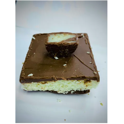 White Coconut Cream Slice