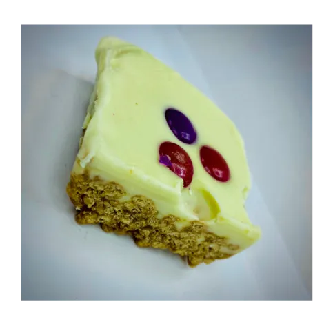 White Smarties Slice