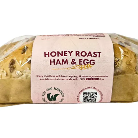 Wildfarmed Honey Roast Ham & Egg Tin Bread