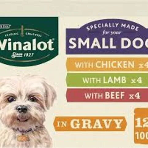 Winalot small dog chicken andlamb12 x100g