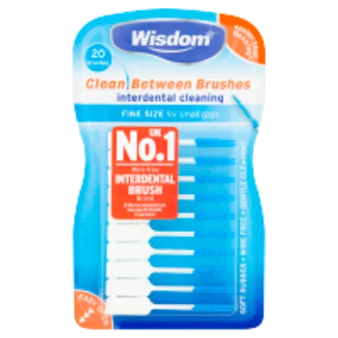 WISDOM 20 CLEAN BETWEEN BRUSHES MEDIUM SIZE