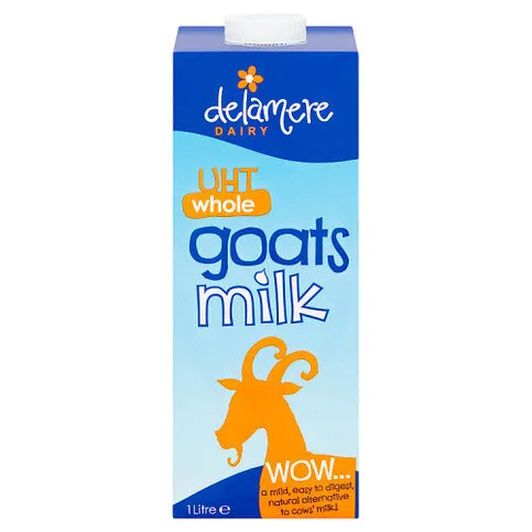 Delamere Uht Whole Goats Milk 1ltr