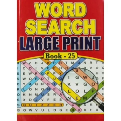 Word Search Large Print