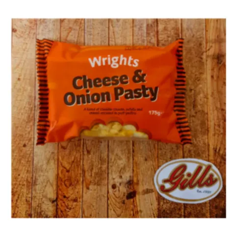 Wright's Cheese and Onion Pasties 175g