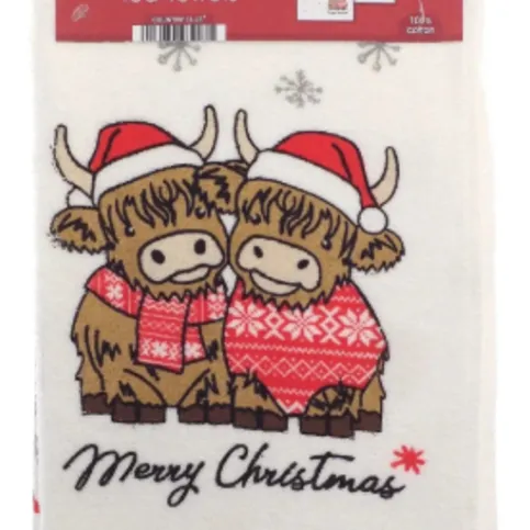 XMAS TEA TOWELS 3PK