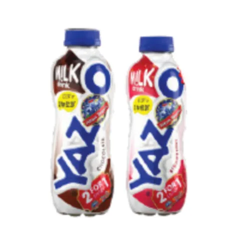 Yazoo Flavoured Milk 400ml 2 For £2