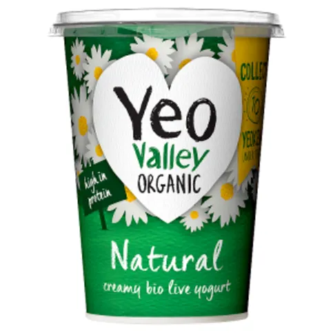 Yeo Valley Organic Natural Creamy Bio Live Yogurt 450g