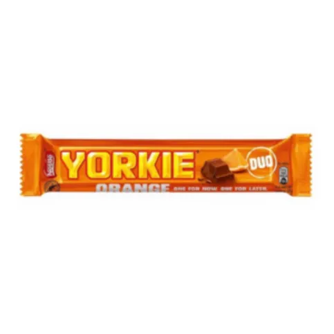 Yorkie Orange Milk Chocolate Duo Bar 72g