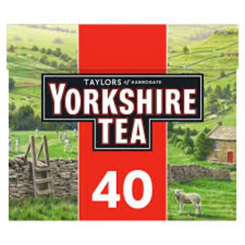 Yorkshire 40 Tea Bags 125G