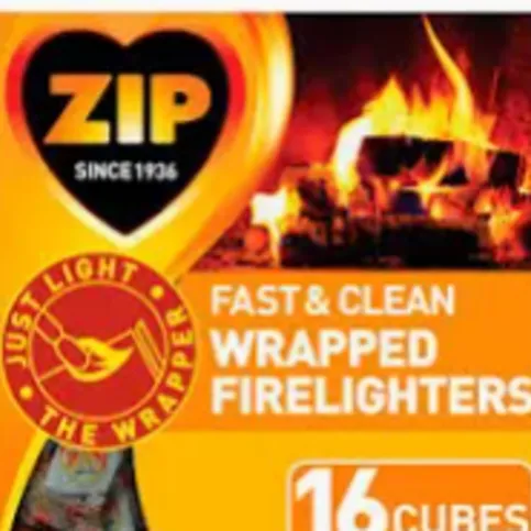 Zip Wrapped Firelighters 16s EACH
