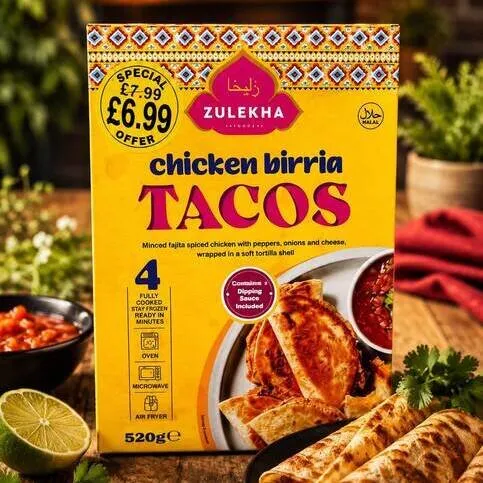 Zulekha Chicken Birria Tacos