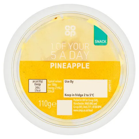 Co-op Mango & Pineapple 110g