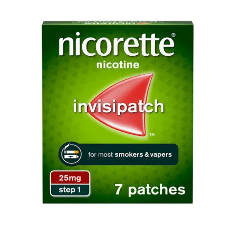 NICORETTE PATCH INVISI 25MG 7S