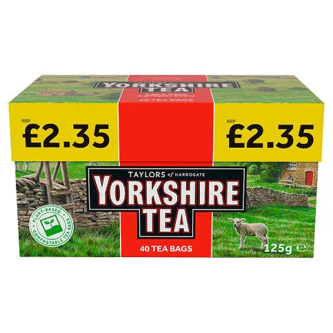 Yorkshire Tea 40 Tea Bags 125g
