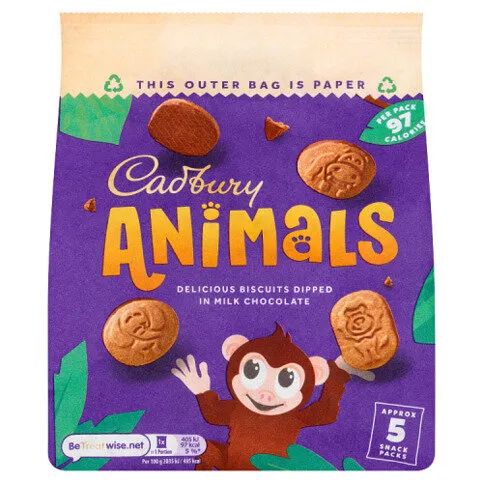 Cadbury Animals Biscuits 99.5g