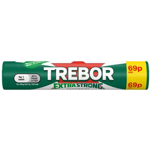 Trebor Extra Strong Peppermint Mints 41.3g