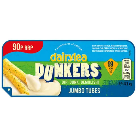 Dairylea Dunkers Jumbo Tubes Cheese Snack 41g