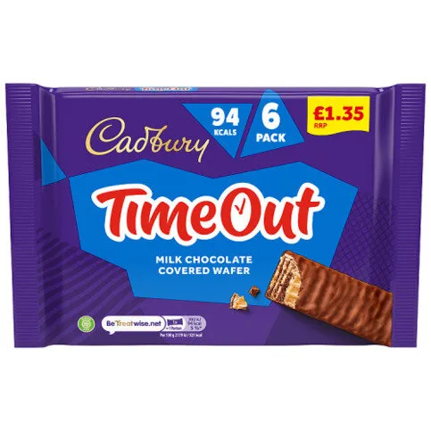 Cadbury Timeout Chocolate Bar 108g