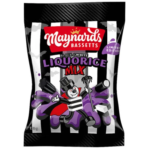 Maynards Bassetts Liquorice Allsorts Candy 130g