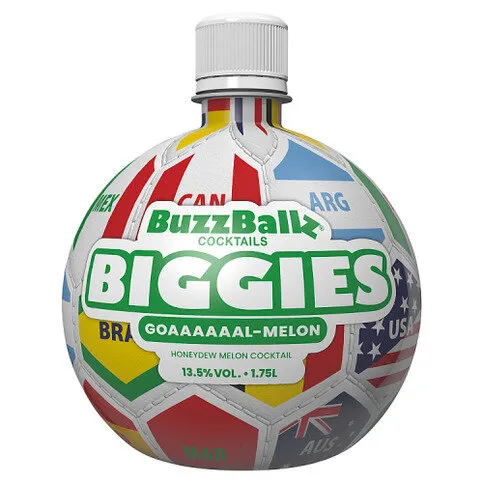 BuzzBallz Cocktails Biggies Goaaaaaal-Melon 1.75L