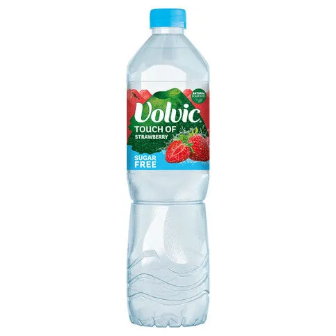 Volvic Touch of Fruit Strawberry Sugar Free Still Flavoured Water 1.5L