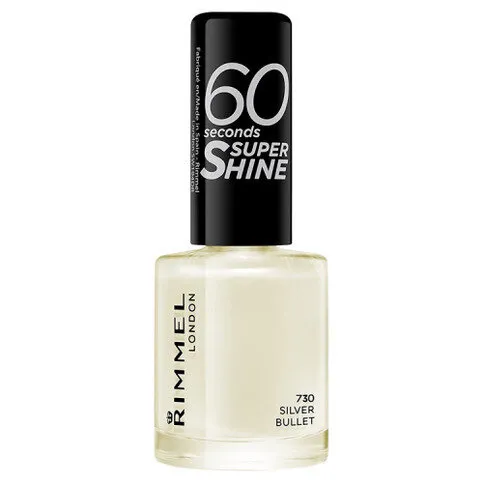 RIMMEL 60 SECS NAIL POL SILVER BULLET EACH